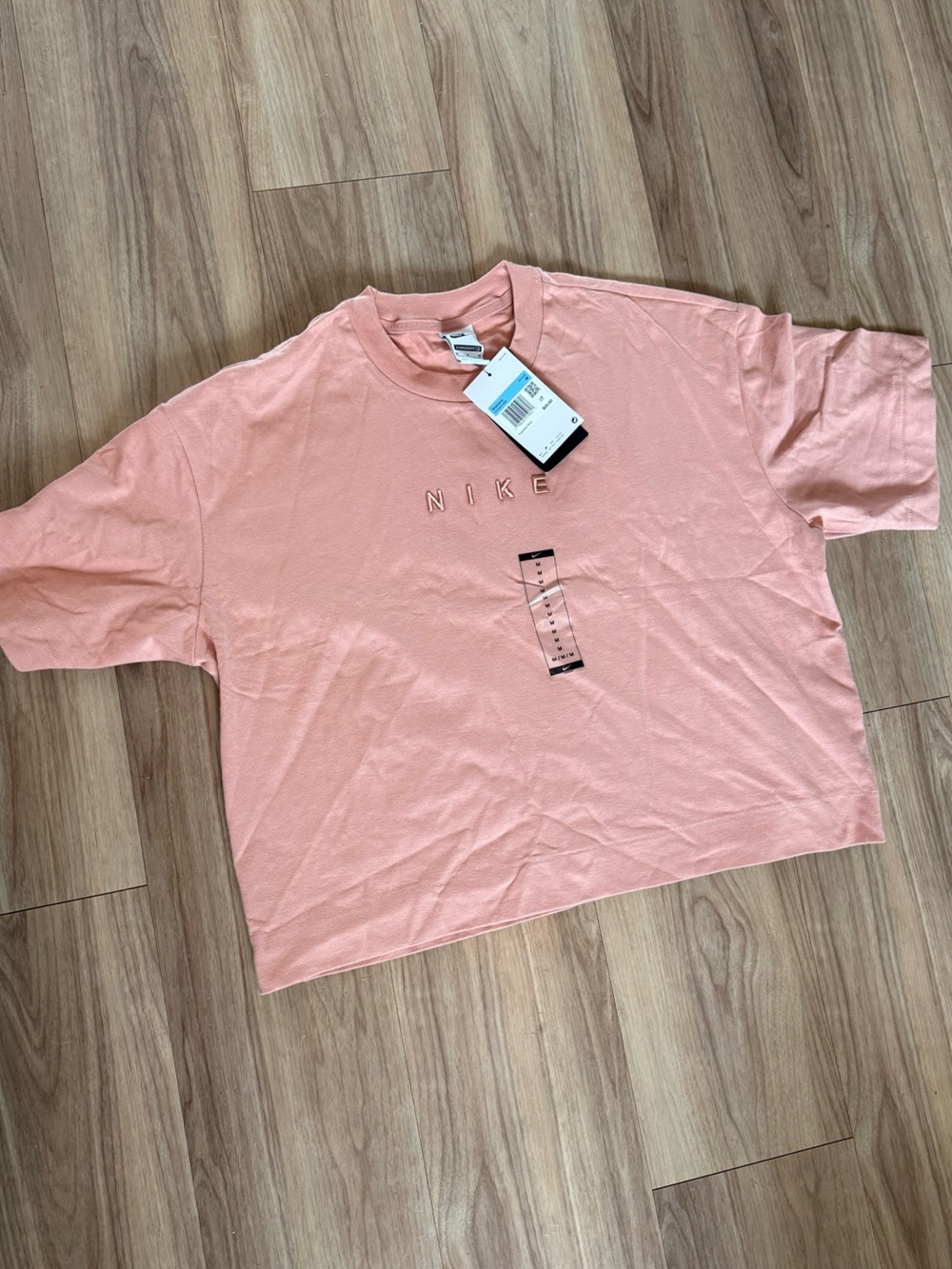 Nike Pink Cropped T-Shirt